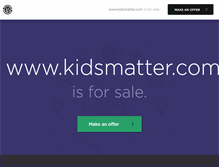 Tablet Screenshot of kidsmatter.com